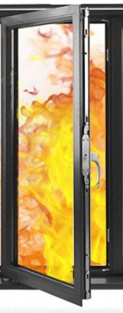 Fereastră Rezistentă la Foc EI 30 Aluprof MB-78E 800x1300mm - Mobilă Aluminiu