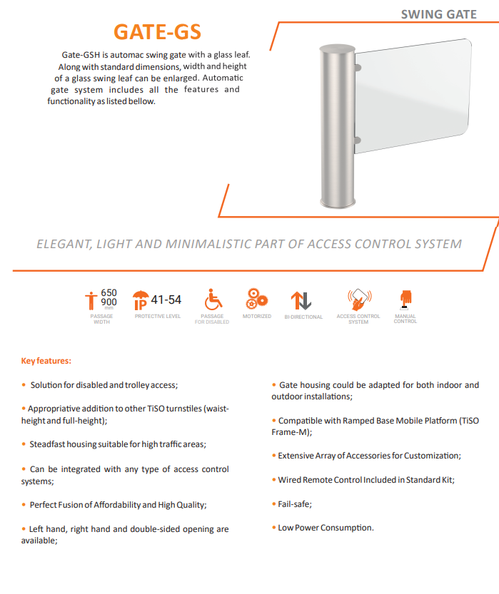 Poarta Gate GS 203 TISO