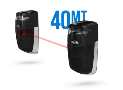 Set fotocelule de lunga distanta  MF40LED, 12 V, 40 m Motorline